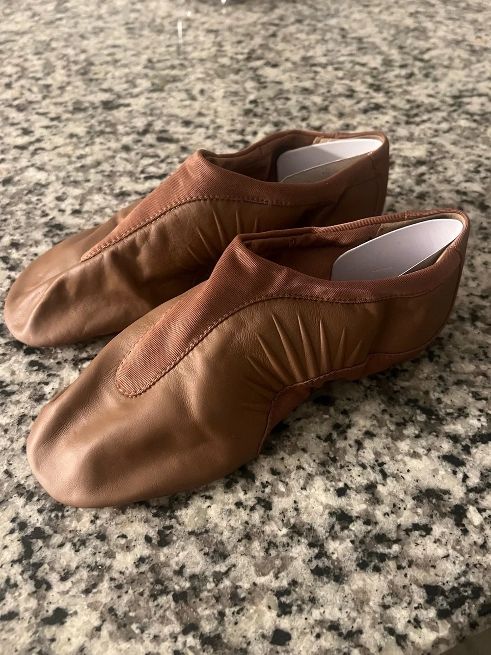 Pulse Women’s Brown Slip-On Dance Shoes